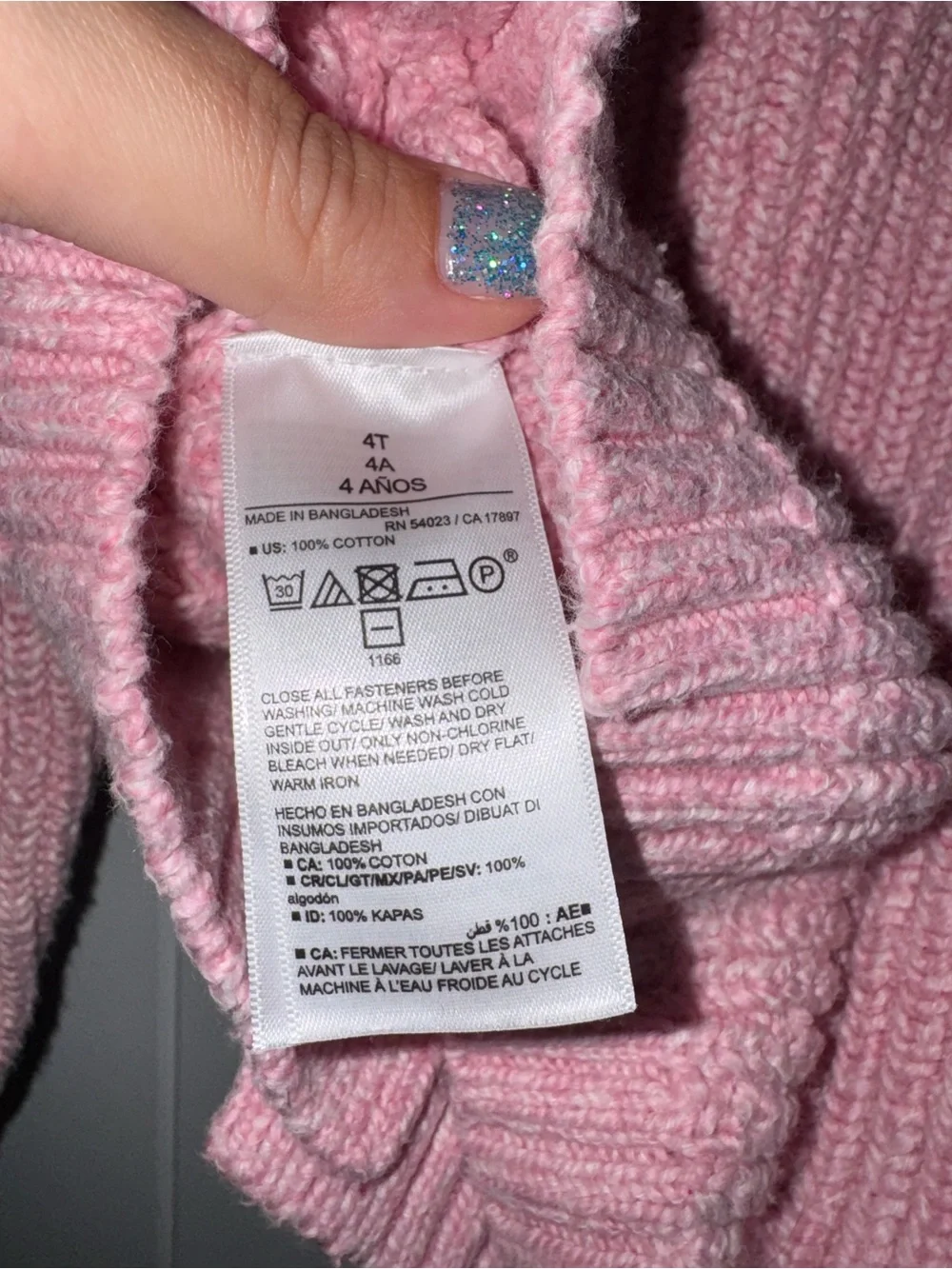 Old Navy Pink Chunky Knit Button-Front Cardigan